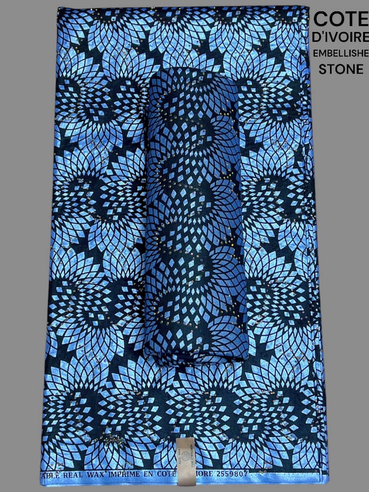 Côte d'Ivoire Embellished Stone Fabric